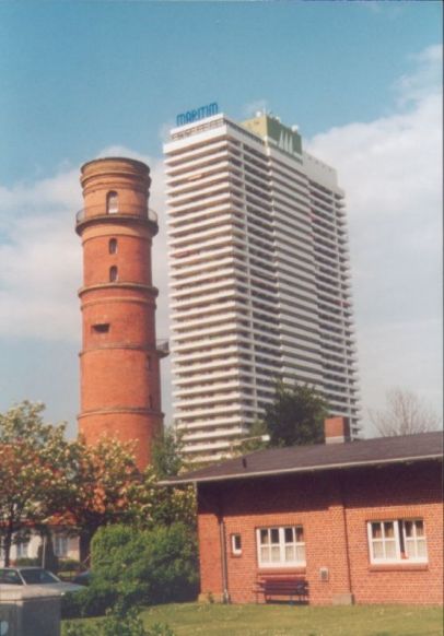 Travemünde,alter Leuchtturm ( Mai, 2002 ) inaktiv