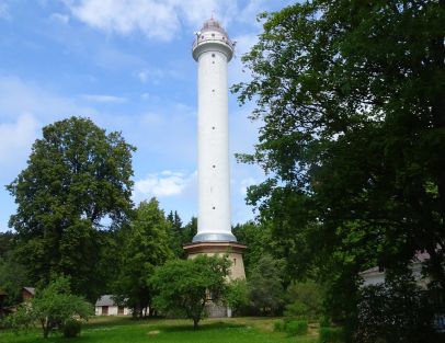 Miķeļbāka  ( Juni, 2018 ) höchster Leuchtturm Lettlands