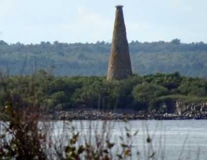 Stage Island Monument  ( September, 2017 ) Day beacon