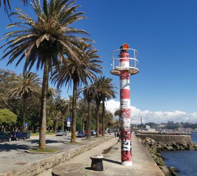 Porto, Rio Douro, Unterfeuer  ( April, 2024 )